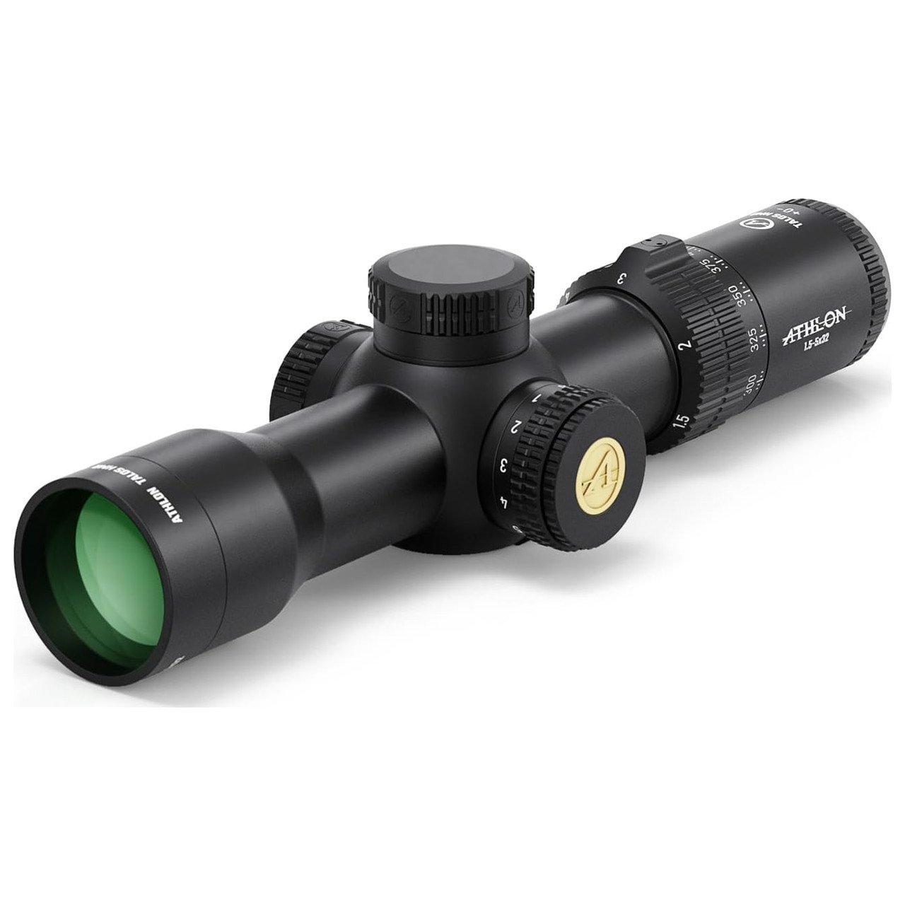 Athlon Talos HMR 1.5-5x32mm BDC100 SFP IR MOA Reticle Riflescope 215007