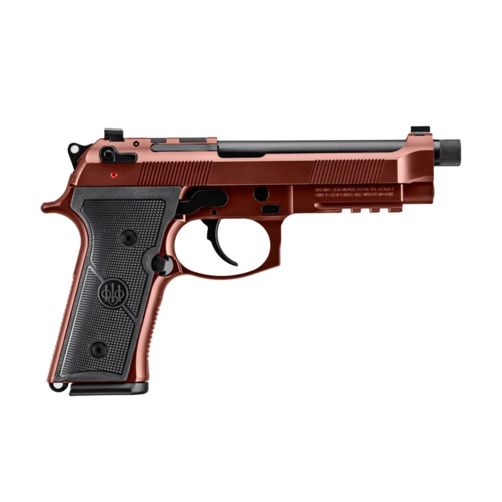 Beretta M9A4 Overlanding 9x19mm 5.1" Threaded Bbl SA/DA Clay Pistol w/(2)10rd Mags JS92M9A4GCLA10