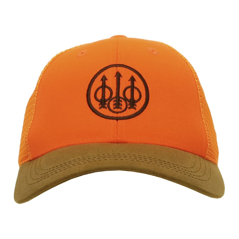 Beretta Upland Trucker Hat Tobacco/Blaze Orange BC641T15150850