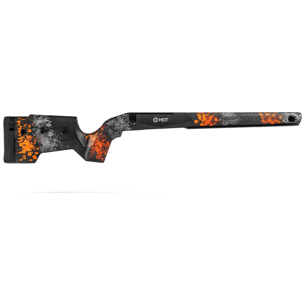 MDT CRBN Remington 700 Long Action RH Fixed ARCA Hunter Orange & Grey Rifle Stock 109804-HOG