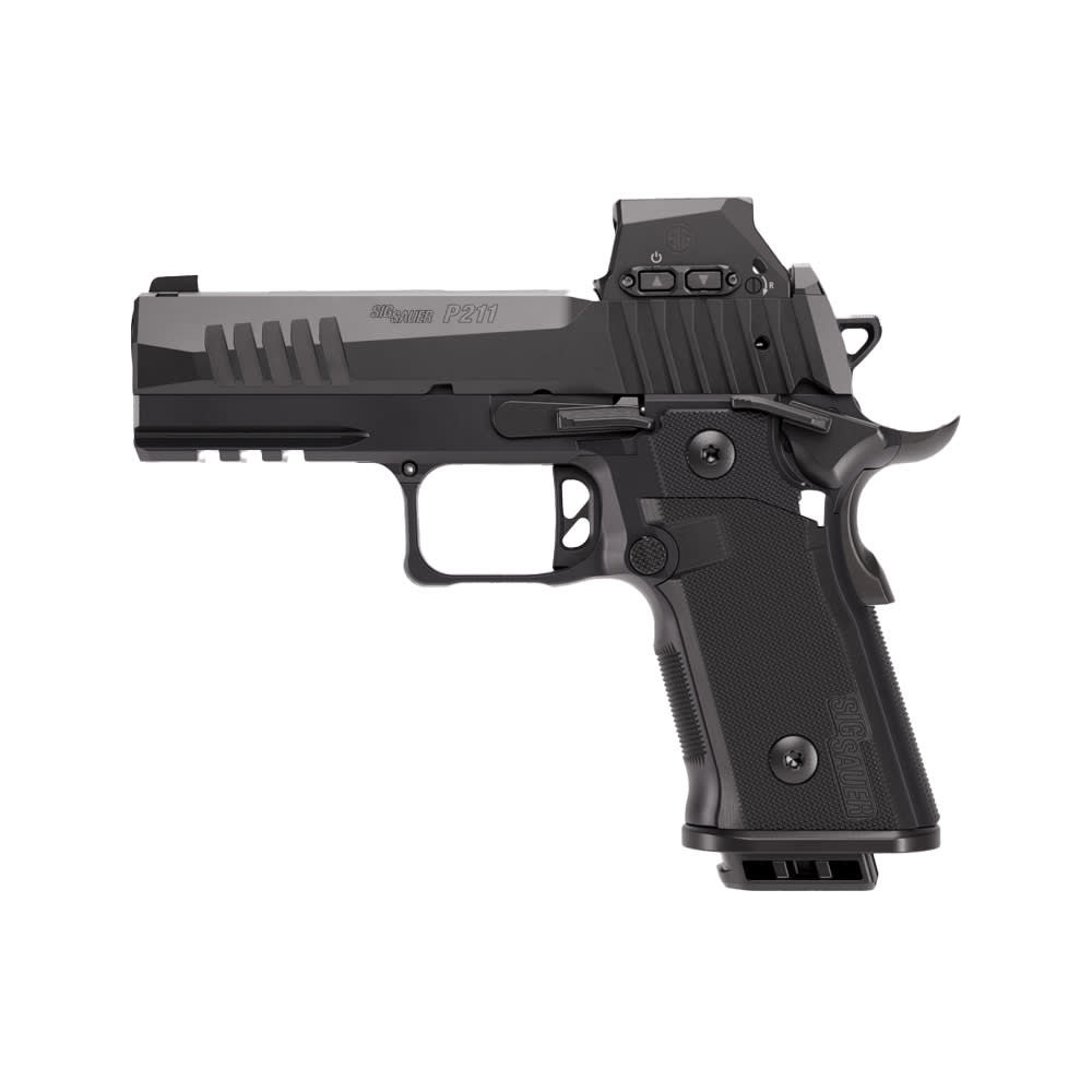 Sig Sauer P211 GT4 9mm 4.2" Bbl Blk SAO X-Ray 3 Romeo X Pro Sig-Loc Alloy Grip Pistol w/(2) 21rd (1) 17rd Steel Mags 211CA-9-GT4-RXSL
