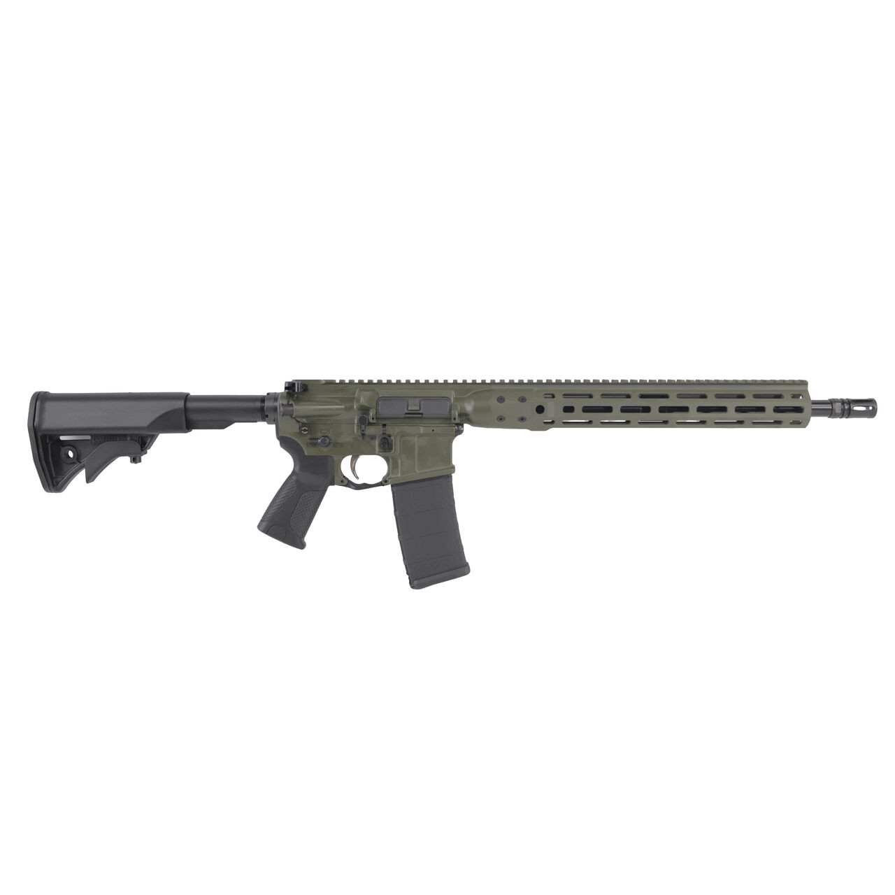 LWRCI I CDI Direct Impingement .300 Blackout 16" 5/8x24 TPI 1/7" Bbl M-LOK OD Green RH CA Compliant Rifle ICDIR3ODG16MLCAC