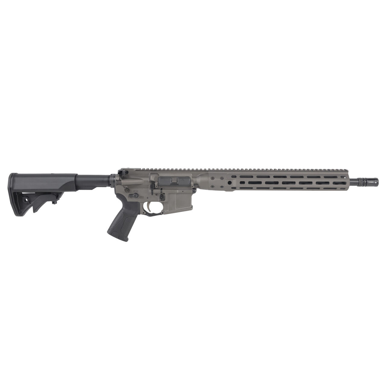 LWRCI I CDI Direct Impingement .300 Blackout 16" 5/8x24 TPI 1/7" Bbl M-LOK Tungsten Grey RH CA Compliant Rifle ICDIR3TG16MLCAC