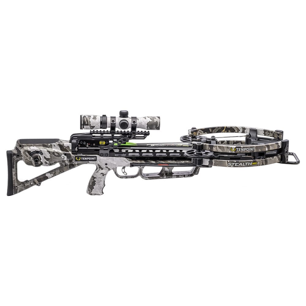 TenPoint Stealth 450R Vektra Crossbow w/ACUslide & RangeMaster 100 Camo Scope CB25019-7549