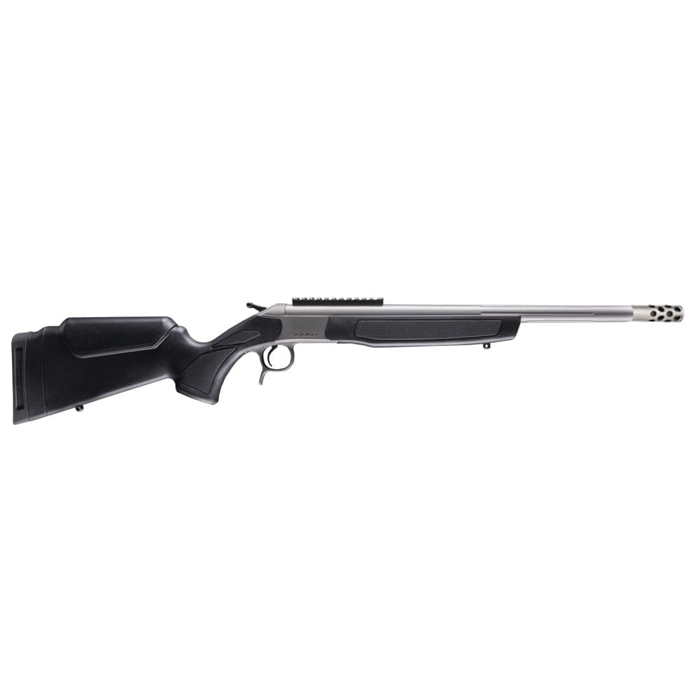 CVA Centerfire Scout SS TD 6mm ARC 20" 1:7.5" 5/8x24 Bbl Stainless Steel/Black Rifle w/Omni Brake & 0 MOA Pic Rail CR4451S