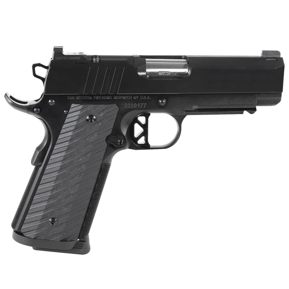 Dan Wesson TCP .45 ACP 4" Bull Bbl 8rd Optics-Ready Pistol w/Brass Bead Front Sight, Serrated Rear Sight, Rail, Magwell & G10 Grips 01798
