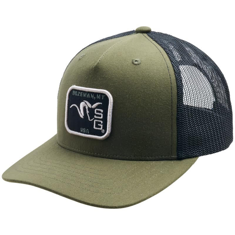 Stone Glacier SG Patriot Patch Trucker Hat Army Green OSFM 60242-AG-OSFM