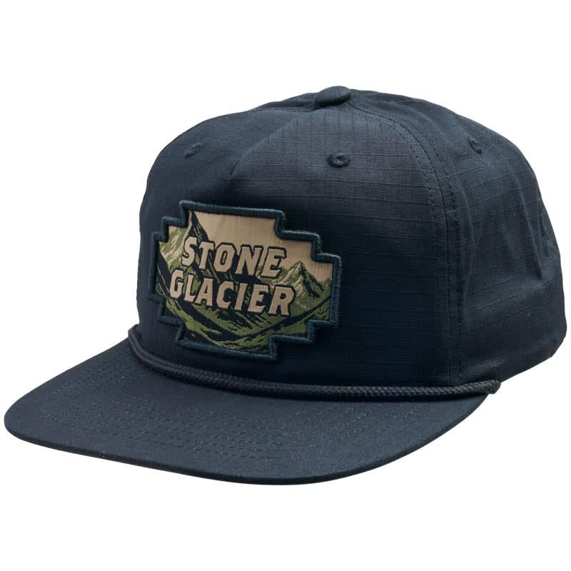 Stone Glacier SG Basin Patch 5-Panel Hat Black OSFM 60247-BK-OSFM