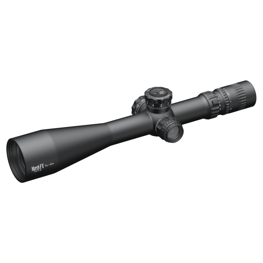 March FX Tactical Gen II 5x-40x56 FMA-1 Reticle 1/8 MOA Illuminated FFP Riflescope D40V56FIMA8-G2-FMA-1