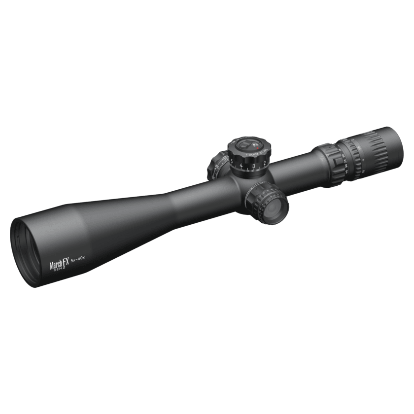 March FX Tactical Gen II 5x-40x56 FML-1 Reticle 0.1 MIL Illuminated FFP Riflescope D40V56FIML10-G2-FML-1