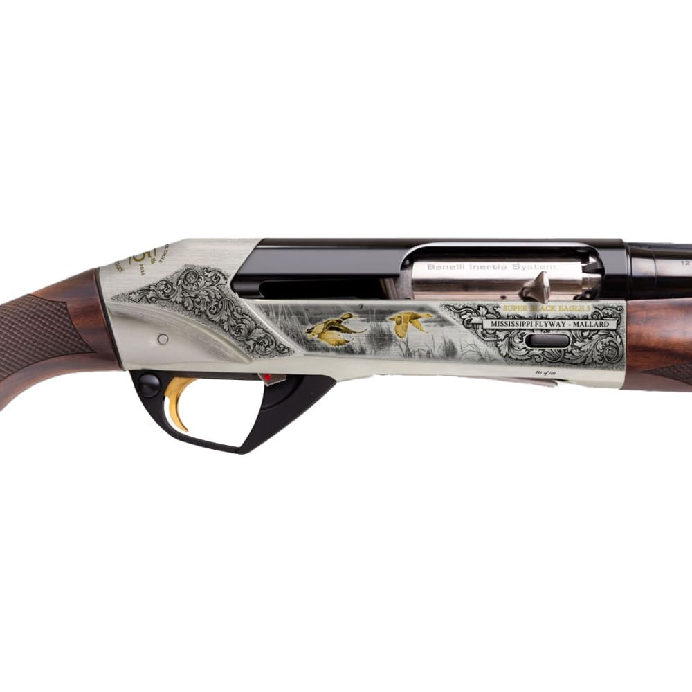 Benelli Super Black Eagle 3 12ga 3.5" 28" Bbl Mississippi Flyway Waterfowl Shotgun 12052