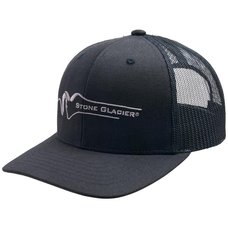 Stone Glacier Classic Trucker Hat Black One Size Fits Most 60007-BK-OSFM