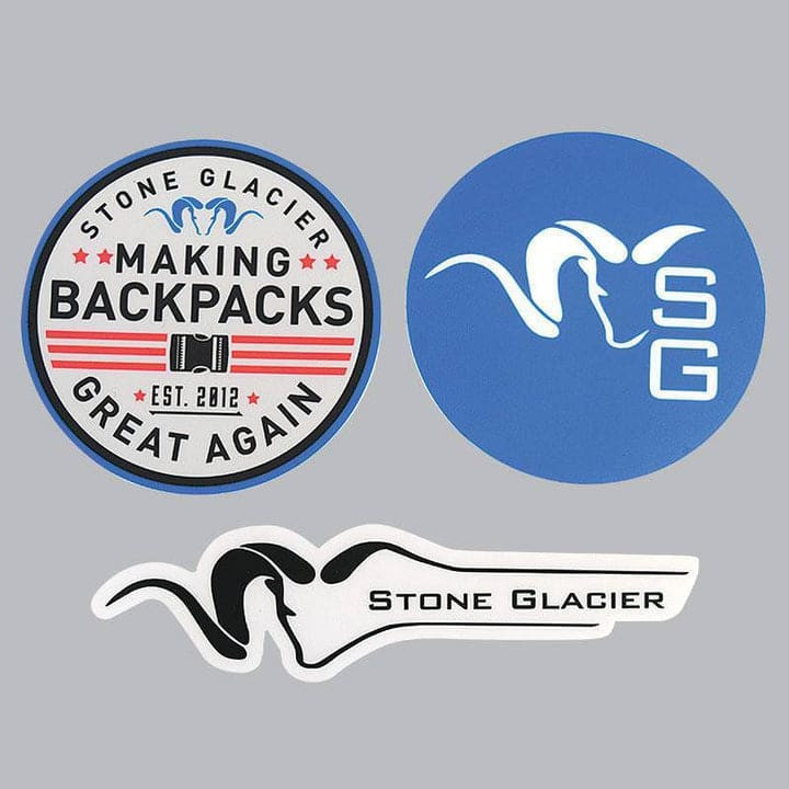 Stone Glacier SG Slap-On Sticker Pack One Size Fits Most 60025-CL-OSFM