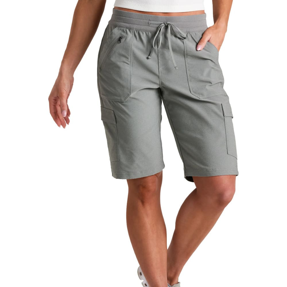 Kuhl Trekr Pull On Cargo Short 11" Shorts Stone Women's Size Lx11 6475-STO-W-L-11