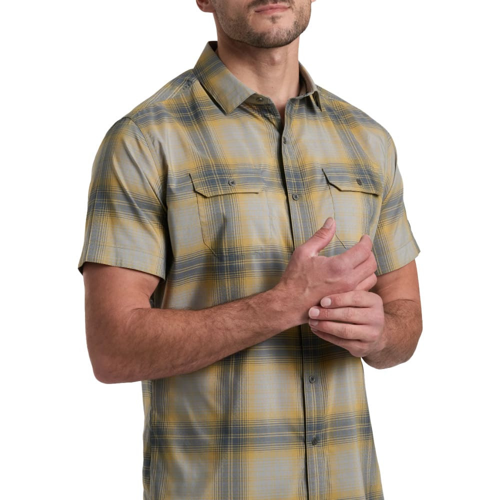 Kuhl Response Short Sleeve Yukon Gold Men's Size L 7452-YKGD-M-L