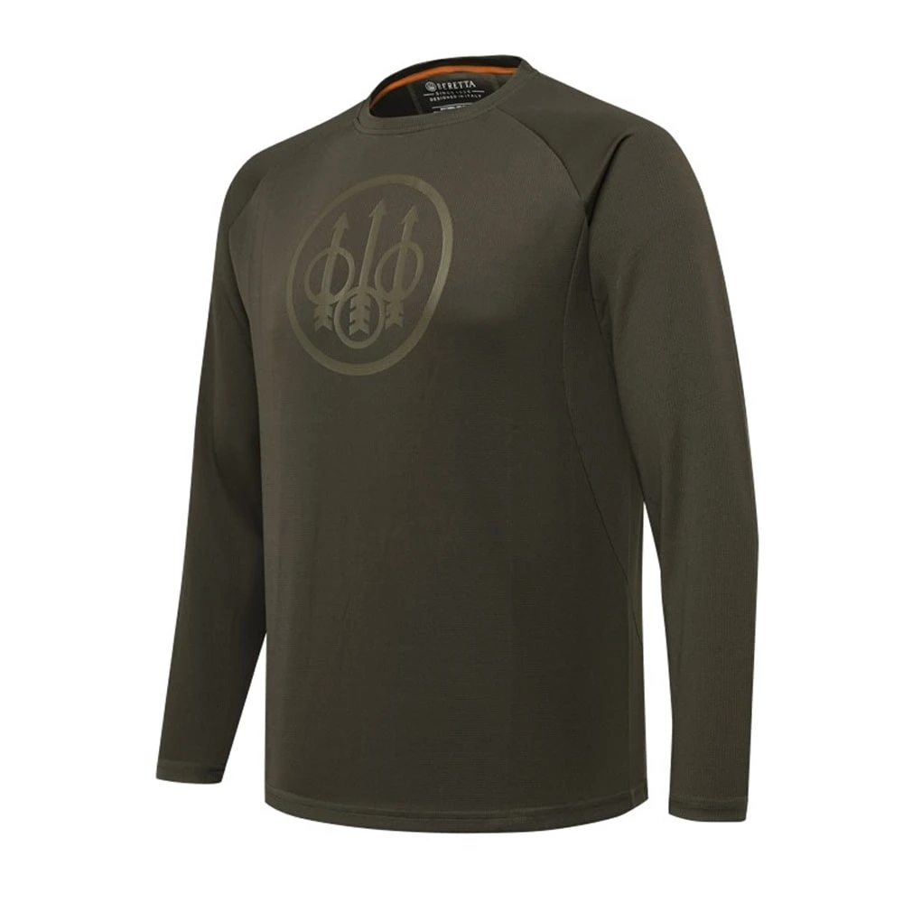 Beretta Ortles LS T-Shirt Green Moss TS862T259007AA