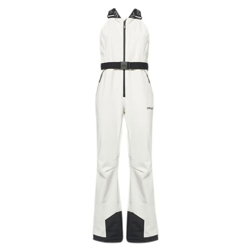 USED Oakley TNP Harper Softshell Bib Arctic White L FOA500460-10RL - Stain On Left Leg USED9362