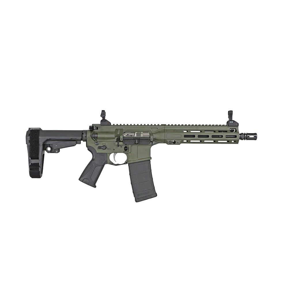 LWRC ICMKII 5.56mm 10" 1/10 1/2x28 OD Green Pistol w/SBA3 Brace ICMKIIP5ODG10SBA3