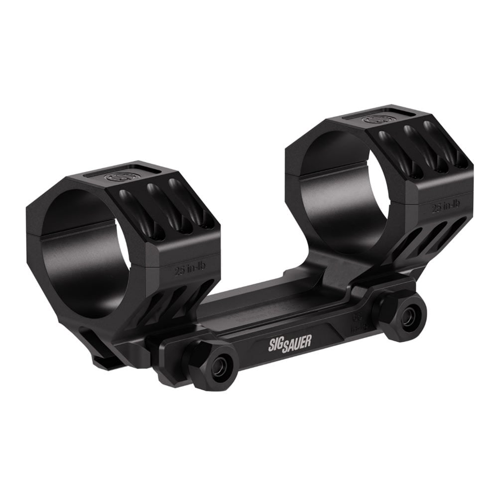 Sig Sauer Alpha5 34mm 1.25" 0 Cant Hardened Aluminum Matte Black Scope Mount SOA54004