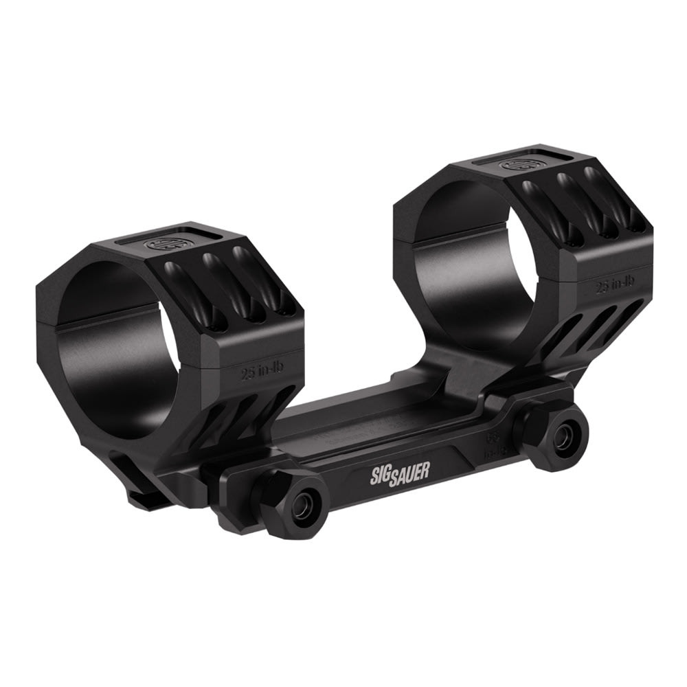 Sig Sauer Alpha5 34mm 1.25" 0 Cant Hardened Aluminum Matte Black Scope Mount SOA54004