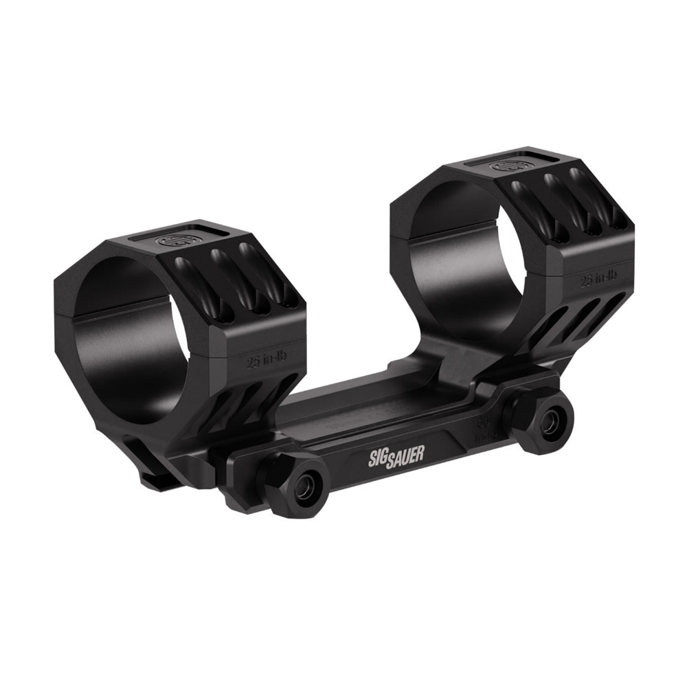 Sig Sauer Alpha5 35mm 1.25" 0 Cant Hardened Aluminum Matte Black Scope Mount SOA55004