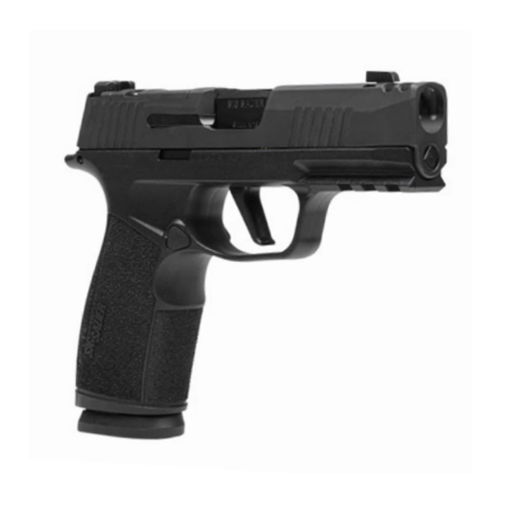 Sig Sauer P365 X-MACRO 9mm 3.1" Bbl OR X-Ray 3 Polymer Grip Manual Safety Black Pistol w/(2) 10rd Mags & Compensator 365XCA-9-COMP-MS-10