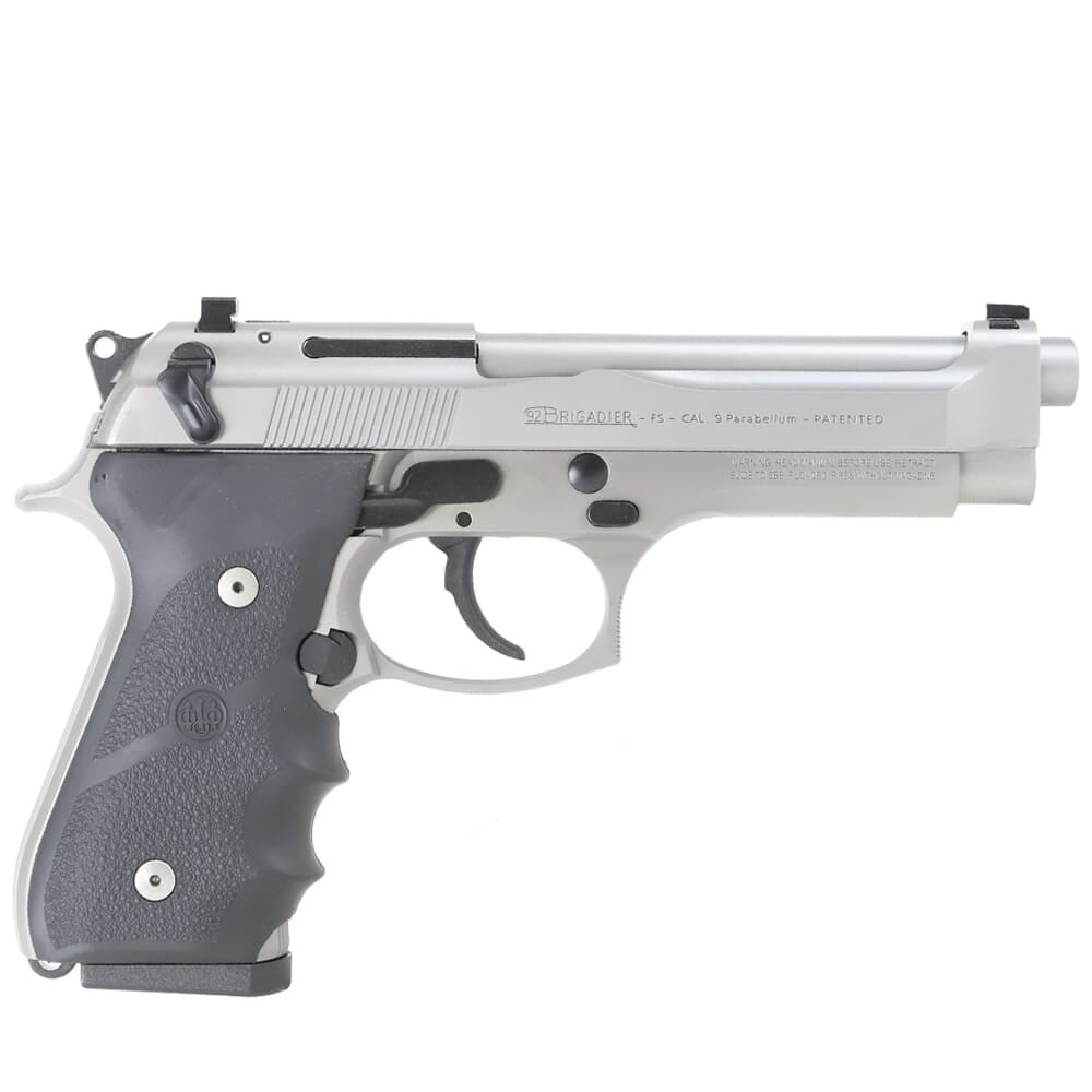 Beretta 92FS Brigadier 9mm 4.9" Bbl Inox SA/DA 10rd Pistol J92F560
