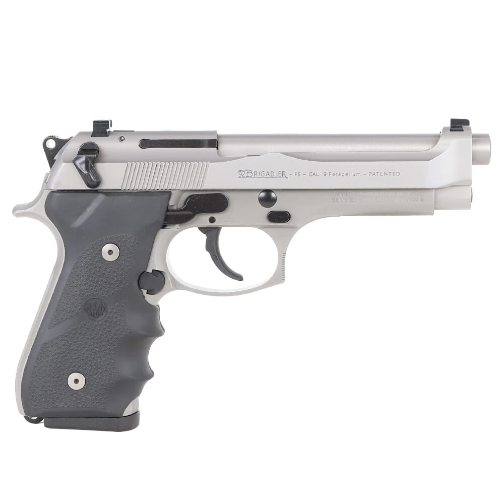 Beretta 92FS Brigadier 9mm 4.9" Bbl Inox SA/DA 15rd Pistol J92F560M