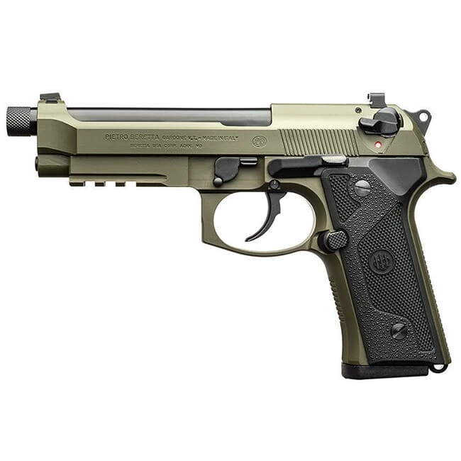 Beretta M9A3 9mm Dbl/Sngl 17rd Type F Black/Green Pistol w/ 3 mags J92M9A3M2