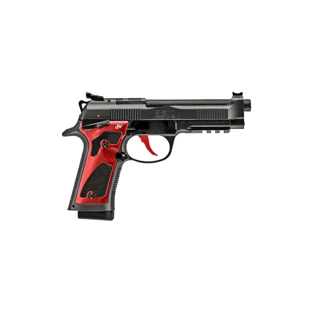 Beretta 92X Performance Carry Optic Dark Nistan Red Accents 9x19mm 4.9" Bbl SA/DA Pistol w/2 18 Mags J92XPCORD18