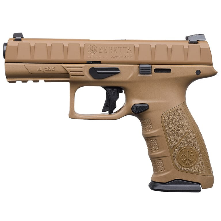 Beretta APX Full Size FDE 9mm Striker-Fired 15rd Pistol JAXF91505