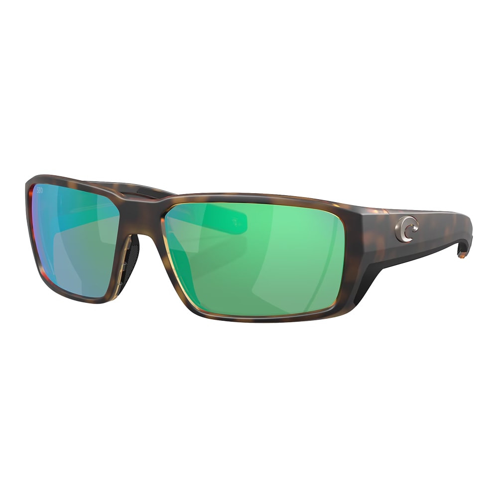 Costa Del Mar Fantail Pro Matte Tortoise Frame Green Mirror 580G Lens 06S9079-90791560