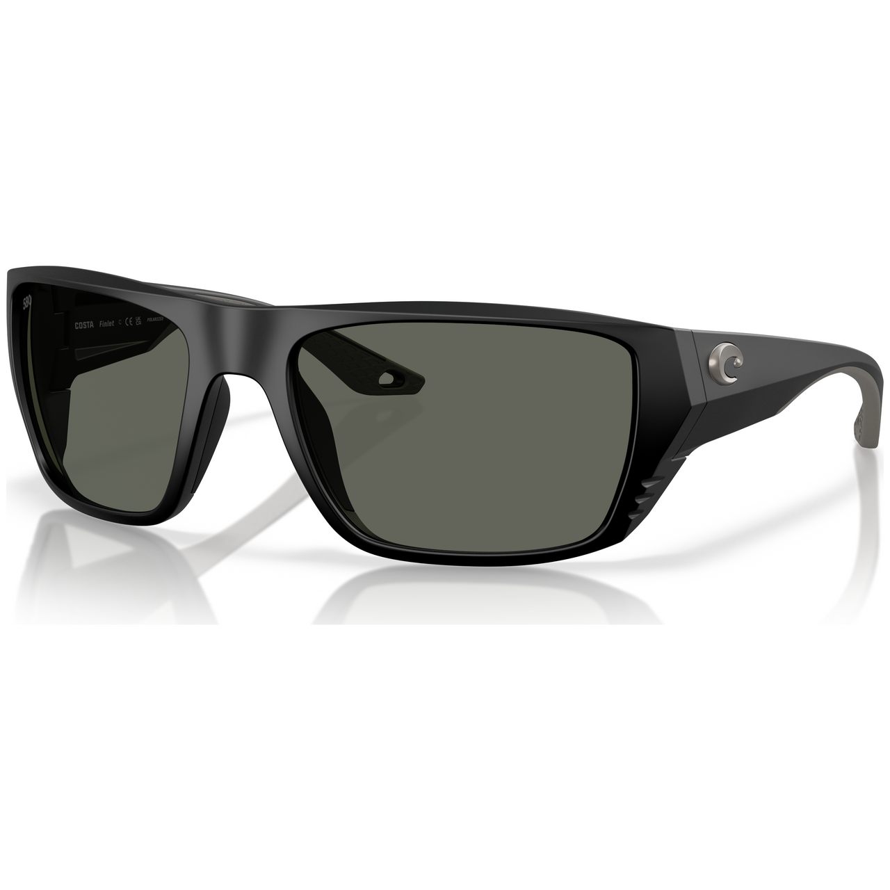 Costa Del Mar Finlet Matte Black Frame Gray 580G Lens 06S9118-91180459