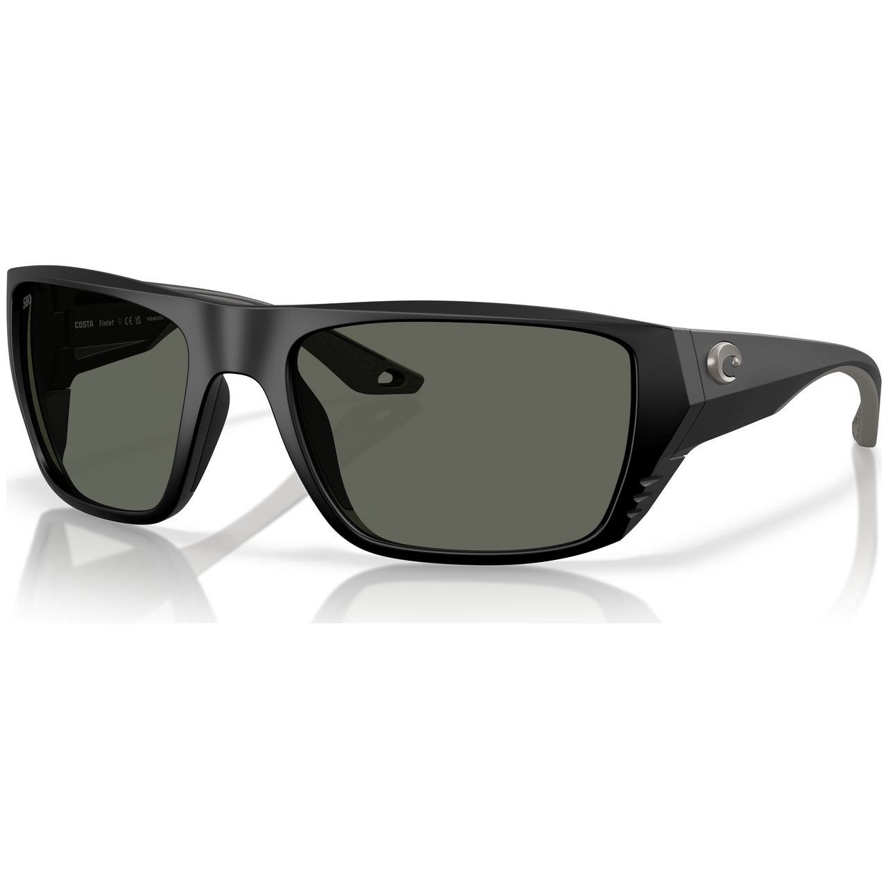 Costa Del Mar Finlet Matte Black Frame Gray 580G Lens 06S9118-91180459