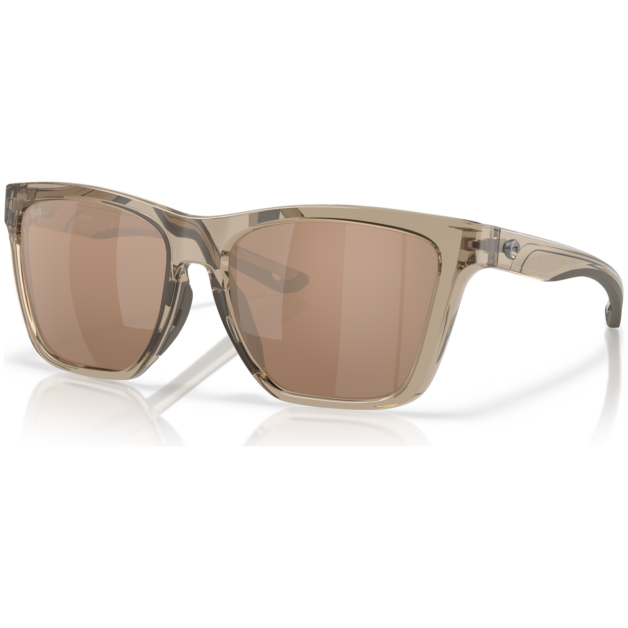 Costa Del Mar Panga II Taupe Frame CopperSilver Mirror 580G Lens 06S9122-91220157