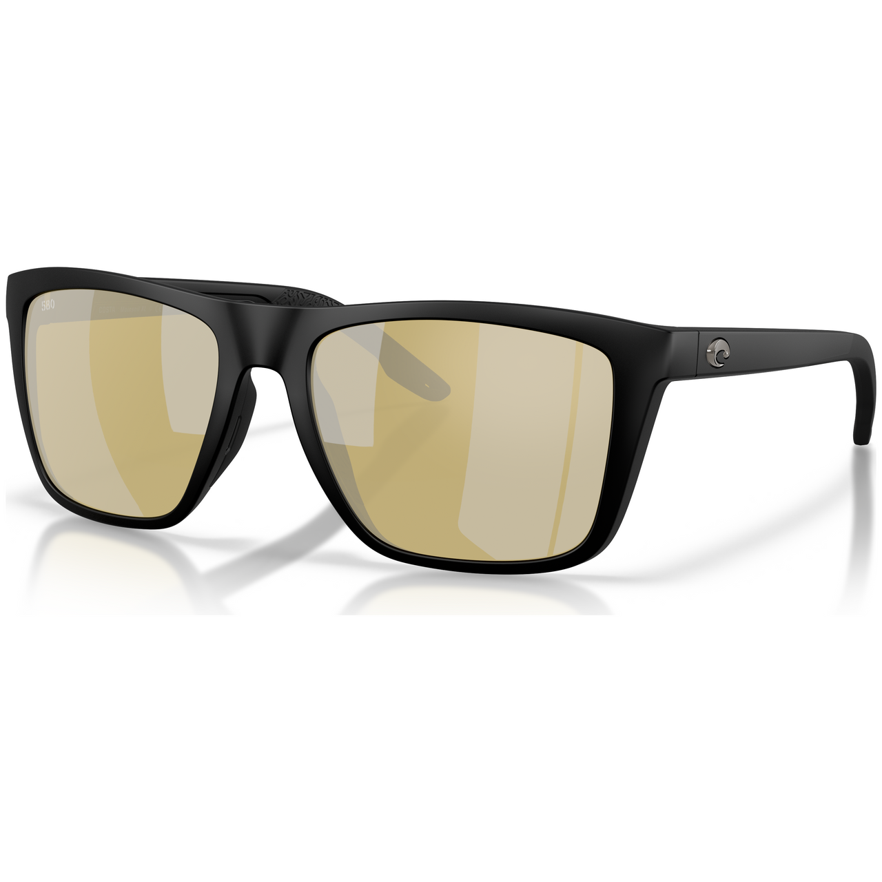 Costa Del Mar Mainsail XL Matte Black Frame Sunrise Silver Mirror 580G Lens 06S9131-91310459