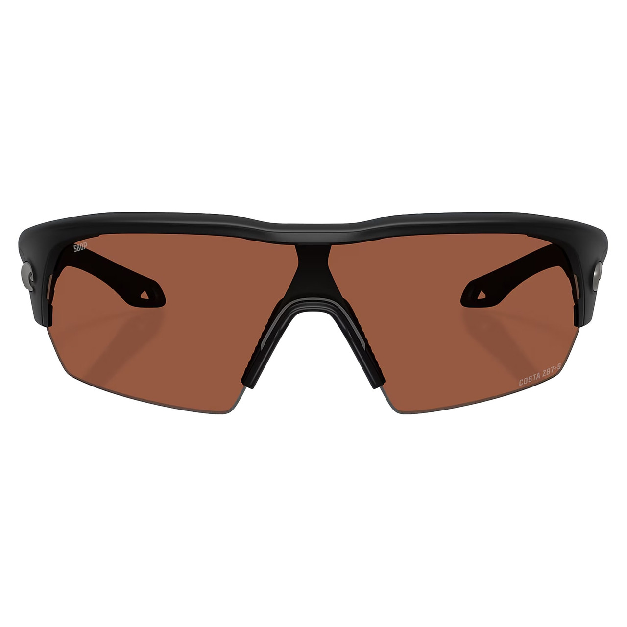Costa Del Mar Pilothouse Pro Matte Black Frame Copper580P Lens  06S9137-91370335