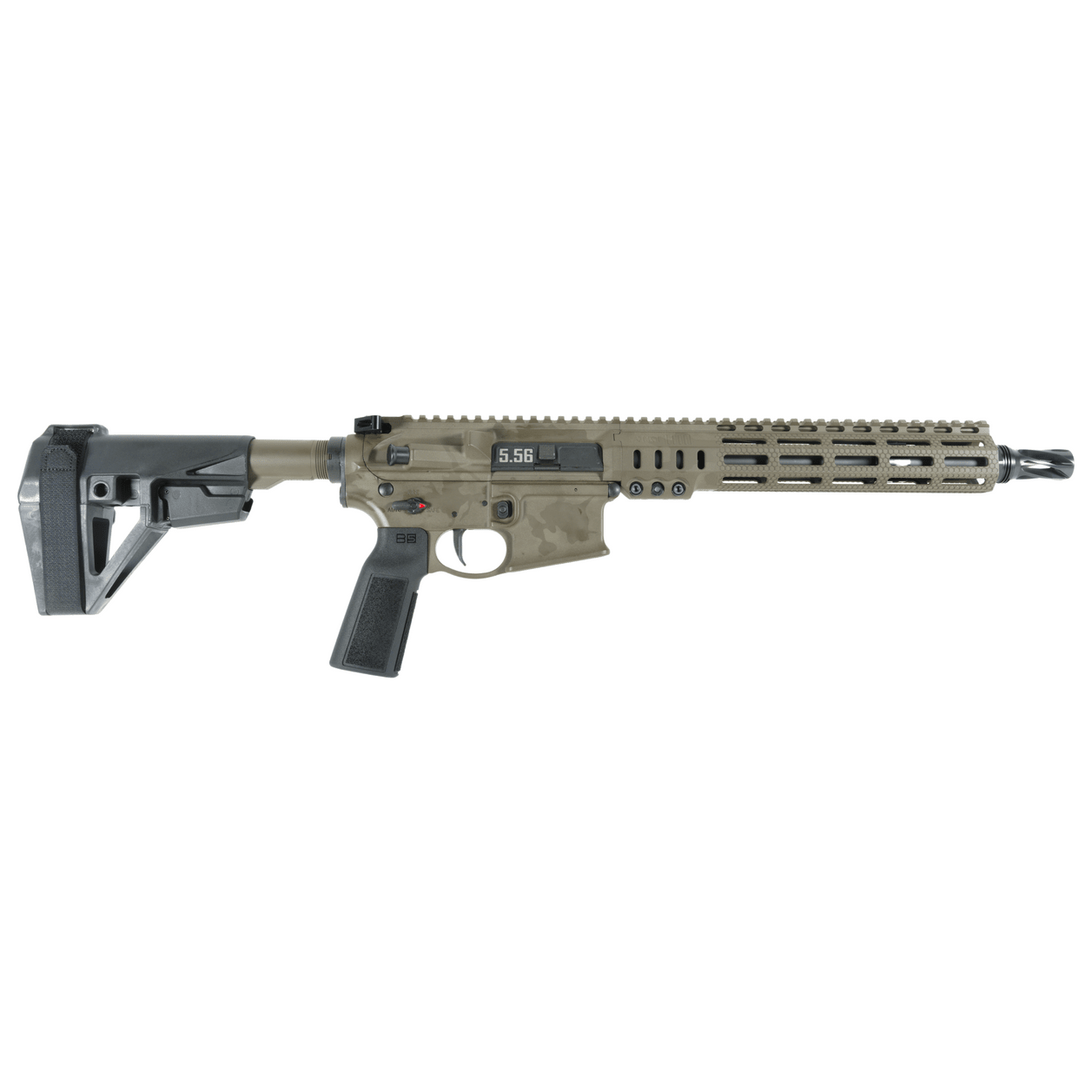 Sons of Liberty Gun Works MK1 CAR Pistol 11 .5" Bbl 5.56 P3 416 Stainless Steel  MK1 Cable Management Rail Brace MK1-CAR-556-115SS-PISTOL-CK