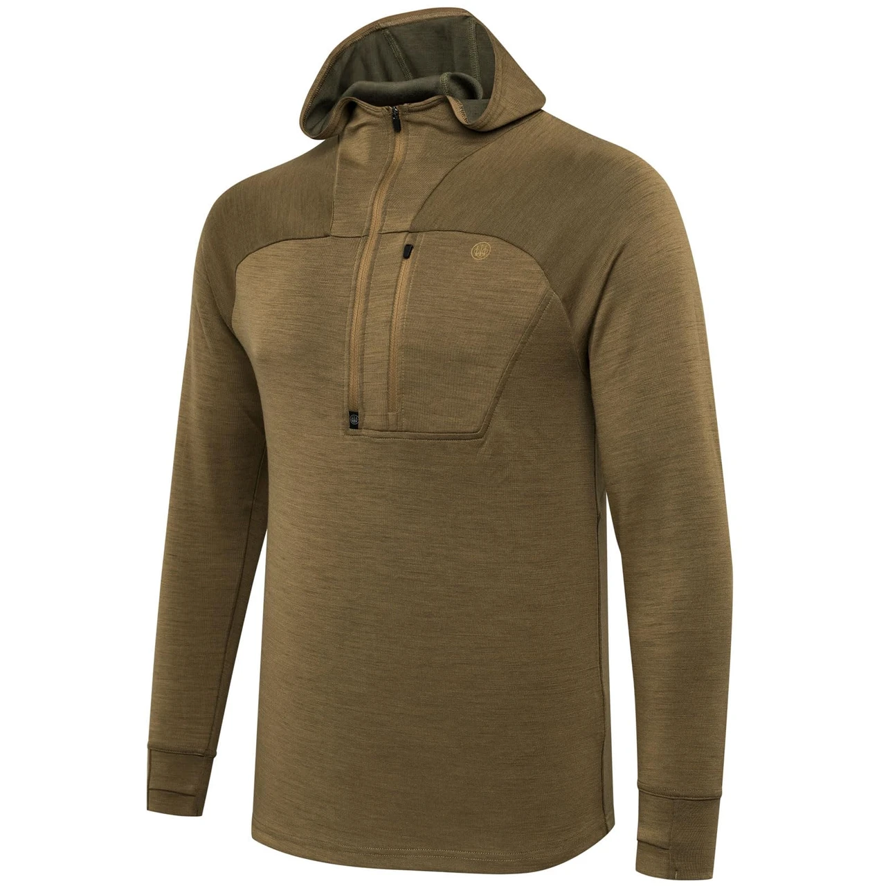 Beretta Apollo Merino Hoodie Otter P3801T25370836