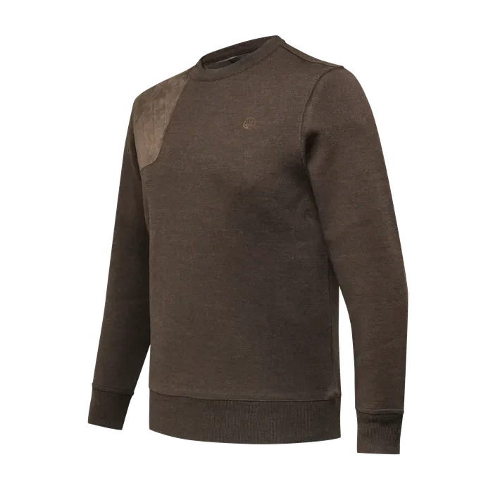 Beretta Highland Heritage Crew Neck Sweater Brown Bark PU771T262408AA