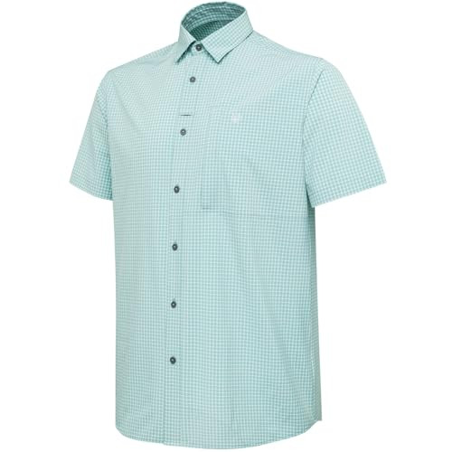 Beretta Hovis Flex SS Shirt Fancy Check Caribbean LU302T233407S1