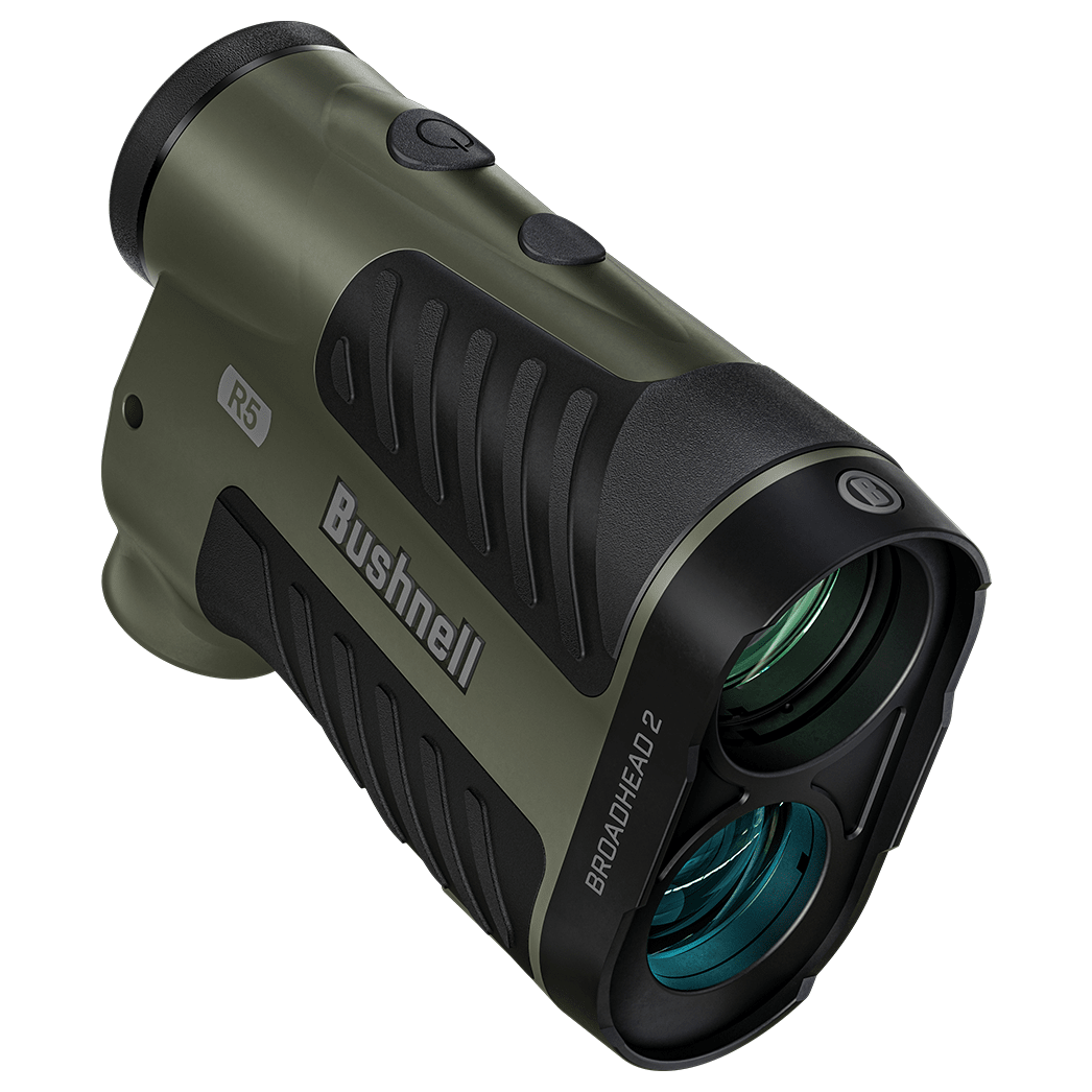 Bushnell 6x25 Broadhead 2.0 Rangefinder Ranger Green Fog Mode ActiveSync Display R5-2000BH