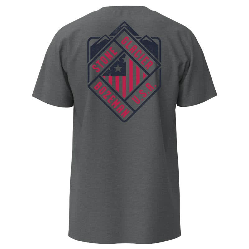 Stone Glacier SG Patriot T-Shirt Athletic Heather 60228-AH