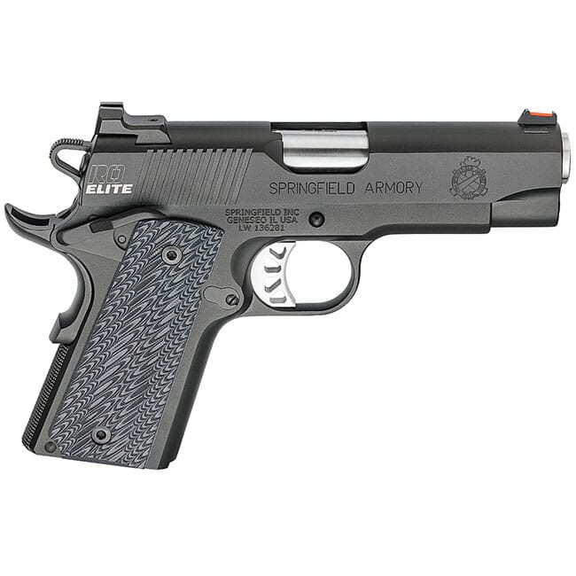 Springfield Armory 1911 Range Officer Elite Compact 9MM 4" (2) 8rd Mags Black-T Pistol w/ Range Bag PI9125E