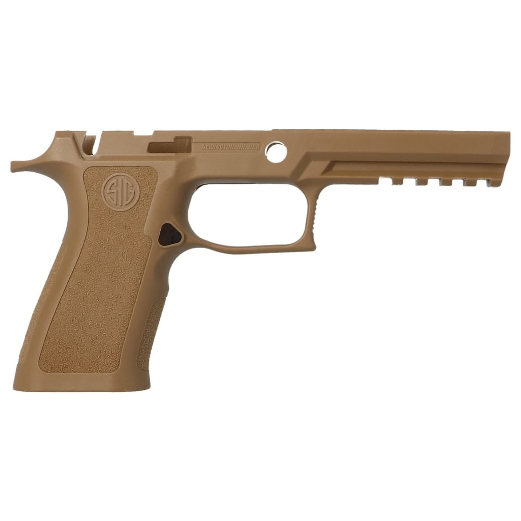 Sig Sauer P320 X-Series 9/40/357 Full Manual Safety Medium Coyote Pistol Grip Module Assembly 8901481