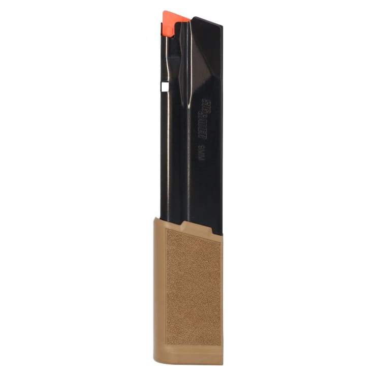 Sig Sauer P365 X-Macro Extended 9mm 25rd Coyote Hi-Capacity Pistol Magazine 8901942