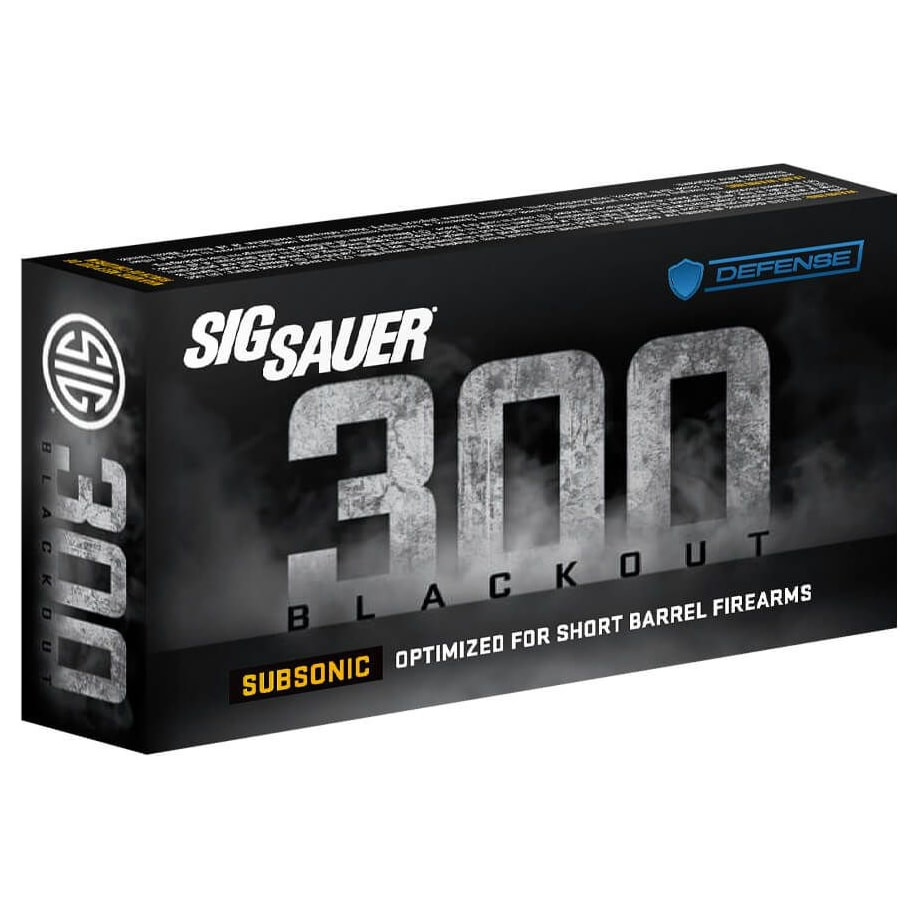 Sig Sauer SIG .300 Blackout 194gr Max Expansion Subsonic Ammunition (20/Box) C300D2-20