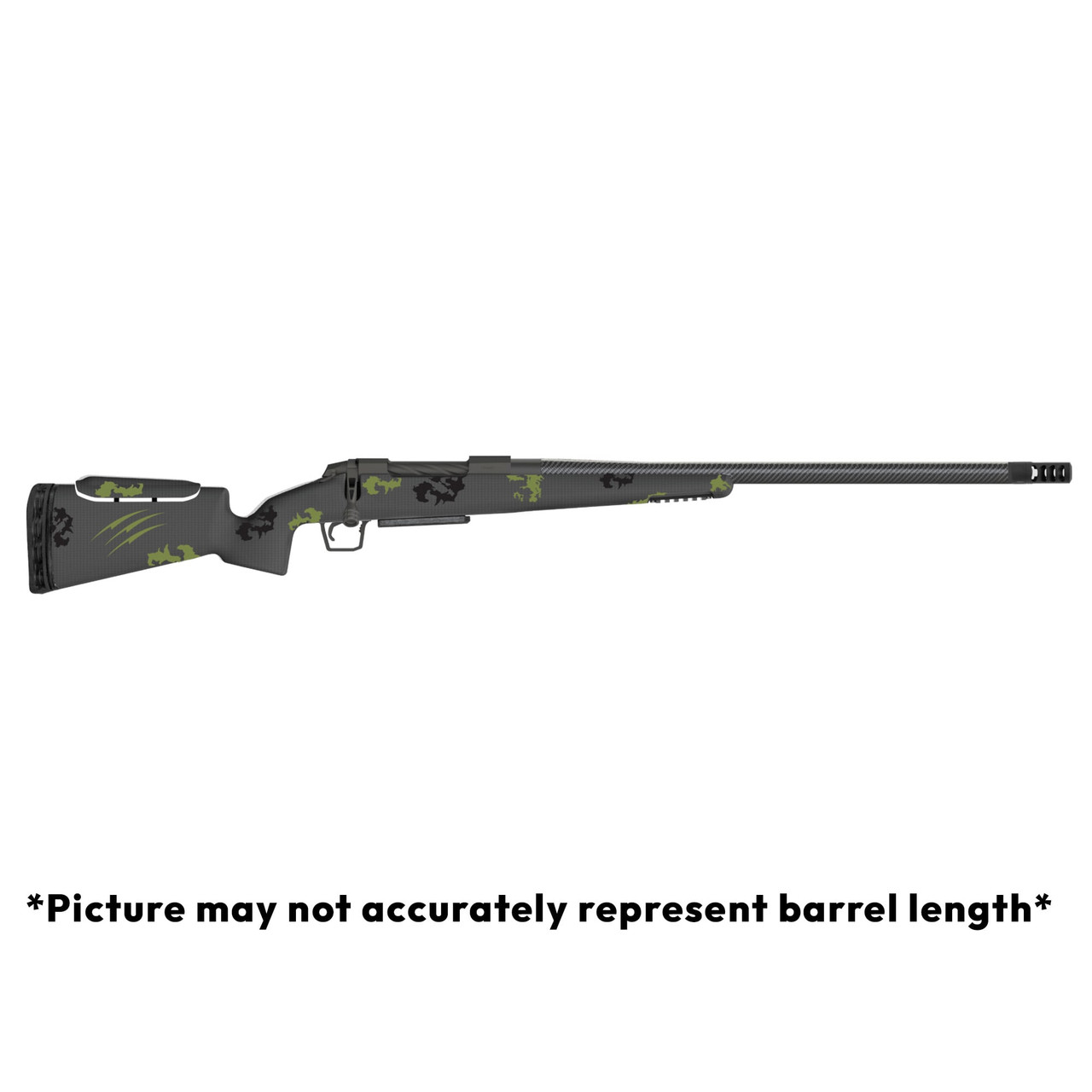 Fierce Firearms Carbon Rival XP 2.0 25 Creedmoor 20" Bbl Black/Forest Rifle RIVSCX25CM20BF