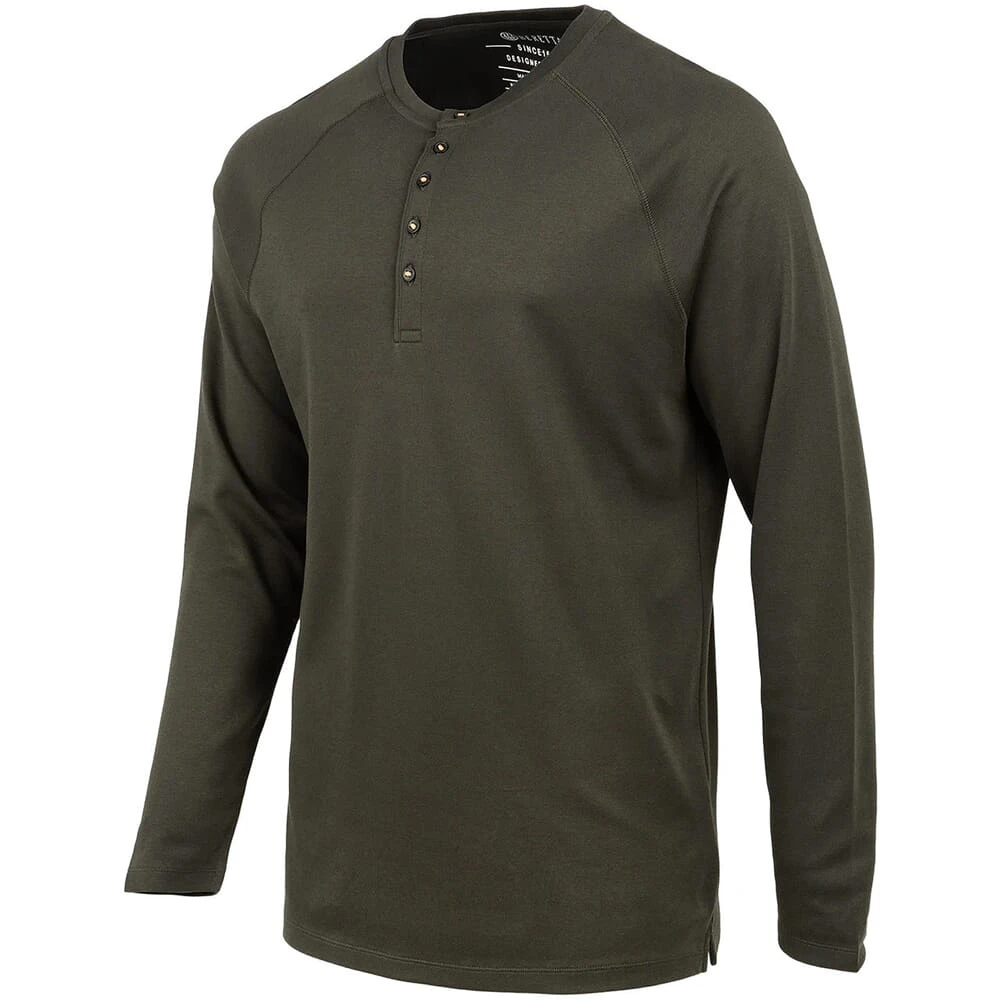 Beretta Scout Performance Henley Shirt Peat TS692T231109OM