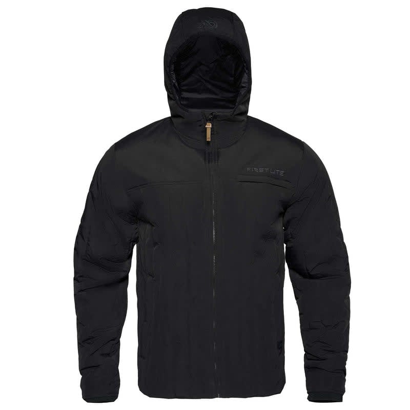 First Lite Men's Outpost Jacket Black MOOPJBK